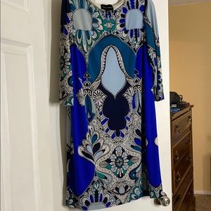 Three quarter sleeve dress